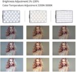 Newmowa 60 LED Videolicht, 3200-5600K 3 Lichtmodi und Helligkeit 10-stufiges dimmbares CRI95 + High Power Panel-Licht, eingebauten Akkus für Phone, iPhone, Android, iPad, Laptop – Bild 2