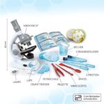 Clementoni Galileo Lab – Natur unter dem Mikroskop, Mikroskop für Kinder, Biologie-Labor für Schulkinder, ideal als Geschenk, Spielzeug für Kinder ab 8 Jahren von Clementoni – Bild 3