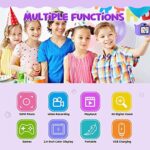 Kinder Kamera, 2.0”Display Digitalkamera,Geschenke für 3 4 5 6 8 7 9 10 11 Jahre Jungen und mädchen, 1080P HD Anti-Drop Fotoapparat für Geburtstagsgeschenk Weihnachten Spielzeug – Bild 5