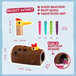 Nene Toys Vögelchen Füttern Lernspiel – Magnetisches, Pädagogisches Spielzeug für Kinder ab 2 Jahre – Feinmotorik, Farberkennung und Verantwortungsspiel für Jungen und Mädchen – Bild 3
