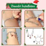 Hbsite Adventskalender 2023 Kinder Mädchen Weihnachtskalender Mädchen 6-12 Jahre 24 Füllung Schmuck Kinder Weihnachten Geschenke für Mädchen 6 7 8 9 10 11 12 Jahre – Bild 4