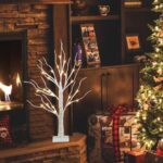 EAMBRITE Lichterbaum Lichterzweige für Innen 24 Warmweiss LEDs Bäumchen Birken Dekozweige Batteriebetrieb Weihnachtsdeko für Zuhause Party Geburtstag Hochzeit Innendekoration (60cm/2ft) – Bild 4