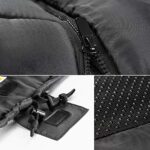 Zamboo Winter-Fusssack für Kinderwagen, Sportwagen & Buggy mit Anti-Rutschschutz, weicher Deluxe-Thermo-Fleece, Mumien-Kapuze, Reflektorstreifen & Tasche – Bild 7