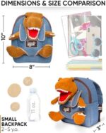 Naturally KIDS Kleiner Rucksack – Spielzeug ab 3 4 5 6 Jahre Jungen Mädchen – Geschenk junge 3 Jahre – Plüschtier Figuren – Bild 5