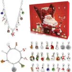 Hbsite Adventskalender 2023 Kinder Mädchen Weihnachtskalender Mädchen 6-12 Jahre 24 Füllung Schmuck Kinder Weihnachten Geschenke für Mädchen 6 7 8 9 10 11 12 Jahre