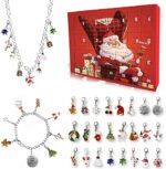 Hbsite Adventskalender 2023 Kinder Mädchen Weihnachtskalender Mädchen 6-12 Jahre 24 Füllung Schmuck Kinder Weihnachten Geschenke für Mädchen 6 7 8 9 10 11 12 Jahre