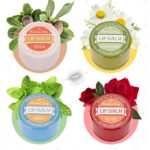 Handcreme Weihnachtsgeschenke Set, Mini Handcreme, Lippenbalsam Geschenkset für Frauen Eleanore's Diary 8 PCS Fragrance Hand Creme Set mit 4 Lip Balm, Weihnachtsgeschenke Unisex, Adventskalender 2023 – Bild 3