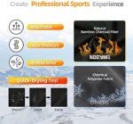NOOYME Thermounterwäsche Herren Atmungsaktiv Thermoaktiv Funktionswäsche Herren Funktionsunterwäsche Herren Set Flexibel Skiunterwäsche Herren Warme Unterwäsche für zu Hause Winter – Bild 3