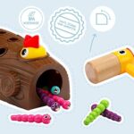 Nene Toys Vögelchen Füttern Lernspiel – Magnetisches, Pädagogisches Spielzeug für Kinder ab 2 Jahre – Feinmotorik, Farberkennung und Verantwortungsspiel für Jungen und Mädchen – Bild 7