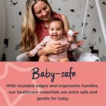 Tommee Tippee Baby-Pflegeset, 9x Essentielle Pflegeartikel für Neugeborene für zu Hause und Unterwegs, abwischbares und wasserdichtes Reiseetui – Bild 4