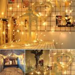 BrizLabs LED Lichterkette Innen Strombetrieben Weihnachtsbeleuchtung 8 Modi EU Stecker Weihnachten Lichter Wasserdicht für Aussen Innen Zimmer Hochzeit Party Baum Garten Halloween Deko – Bild 3