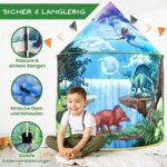 W&O Kinderzelt - Pop-Up - Kinderzelt für Drinnen und Draussen, Spielhaus für das Kinderzimmer, für Mädchen und Jungen, Kinder Zelt – Bild 4