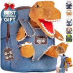 Naturally KIDS Kleiner Rucksack – Spielzeug ab 3 4 5 6 Jahre Jungen Mädchen – Geschenk junge 3 Jahre – Plüschtier Figuren