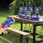 Dreamy Cubby Zielscheibe für Nerf Pistole, Schaumstoff Blaster Sets,4 Spielmodi & 4 Ziele Elektronische Wertung Automatisch Zurücksetzen Digitale Spielzeug für 6 7 8 9 10 Jahre Kinder Ostergeschenkes – Bild 2