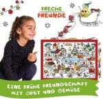 FRECHE FREUNDE Bio Adventskalender 2025 – 24 Snacks & Überraschungen für Kinder – Bild 3