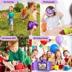 Kinder Kamera, 2.0”Display Digitalkamera,Geschenke für 3 4 5 6 8 7 9 10 11 Jahre Jungen und mädchen, 1080P HD Anti-Drop Fotoapparat für Geburtstagsgeschenk Weihnachten Spielzeug – Bild 4