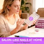 Gelike ec Nageltips & Nagelkleber Set – Gel Nail Extension Kit – Bild 8