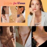 Schmuck Adventskalender 2024 für Frauen – 24 Überraschungen: Armband, Halskette, Ring & Ohrringe