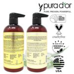 PURA D’OR Gold Label Anti-Thinning Shampoo & Conditioner Set – Klinisch getestet, mit Bio-Inhaltsstoffen für Männer & Frauen – Bild 6