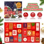 BODY & EARTH Weihnachtsgeschenke Adventskalender 2024 für Frauen mit 24 SPA Produkten und Weihnachtsdekoration