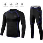 MOBIUSPHY Thermounterwäsche Herren, Funktionsunterwäsche Skiunterwäsche Winter Thermowäsche Set Warm Weich Funktionswäsche atmungsaktiv Thermo Unterwäsche Thermounterhemd Thermounterhose für Männer – Bild 3
