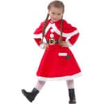 Morph Weihnachtsmannkostüm Für Mädchen, Nikolaus Kleid Mädchen, Weihnachtskostüm Kinder Mädchen, Weihnachtsmann Kleid Mädchen, Kinder Weihnachtskleid, Weihnachtself Kostüm Kinder