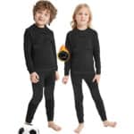 NOOYME Funktionsunterwäsche Kinder Skiunterwäsche Kinder Thermounterwäsche Kinder Atmungsaktiv & Hautfreundlich Sportunterwäsche Kinder Fussball, ExtraWarm