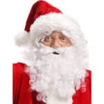 Perücke + Bart + Mütze + Augenbrauen + Brille Weihnachtsmann Nikolaus Santa Claus Weihnachten