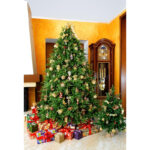 eveXmas Künstlicher Weihnachtsbaum, Tannenbaum Infinity Klassik Grün, 100% PE-Spitzen, inklusive Metallständer – Bild 2