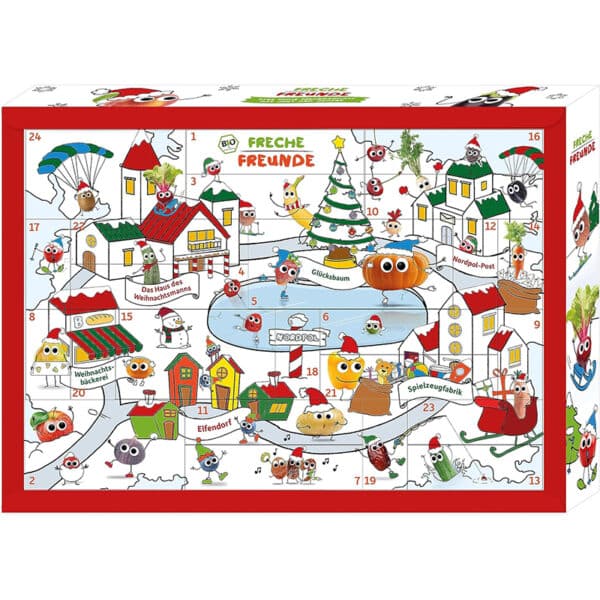 FRECHE FREUNDE Bio Adventskalender 2025 – 24 Snacks & Überraschungen für Kinder
