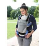 manduca Babytrage XT – All-In-One Babytrage für Neugeborene ab 3,5 kg und Kleinkinder bis 20 kg – ergonomische Kindertrage mit verstellbarem Steg – Einheitsgrösse – Bild 5