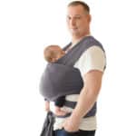 manduca Sling – elastisches Babytragetuch für Neugeborene ab 3,5 kg und Babys bis 15 kg – stabiles Tragetuch aus weichem Jersey-Strickstoff aus 100% Baumwolle – Bild 4
