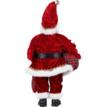 Uten Weihnachtsmann Santa Claus Figuren animierte Weihnachtsstern stehend Santa Figur mit Geschenk und Weihnachtsbaum für Tischplatte Figur Ornamente Weihnachtsfeier – Bild 3