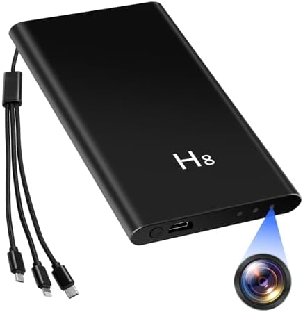 31DTr3nBVxL._AC_.jpg TANGMI Up-Grade Mini Überwachungskamera,1080P HD 5000mAh Powerbank Kamera – Bild 1
