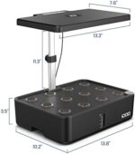 iDOO Hydroponisches Anzuchtsystem, 12Hülsen Smart Garden mit Automatisch Timer – Bild 8