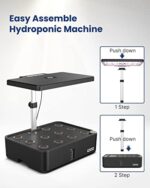 iDOO Hydroponisches Anzuchtsystem, 12Hülsen Smart Garden mit Automatisch Timer – Bild 6