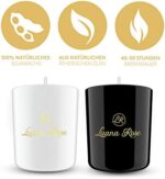 Luana Rose Duftkerzen Geschenkset - 4x 70g, Langanhaltender Duft, 100% Natürliche Sojawachs mit Ätherischen Ölen - Hochwertige Geschenke für Frauen, Aromatherapie Kerze – Bild 4