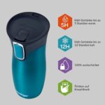 Contigo Thermobecher West Loop Autoseal, Edelstahl Isolierbecher – Bild 2