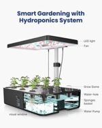 iDOO Hydroponisches Anzuchtsystem, 12Hülsen Smart Garden mit Automatisch Timer – Bild 7
