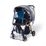 bemece Regenschutz für Kinderwagen, Regenverdeck für buggy, Bequemes Zugangsfenster, Gute Luftzirkulation, Schadstofffrei