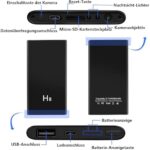 TANGMI Up-Grade Mini Überwachungskamera,1080P HD 5000mAh Powerbank Kamera – Bild 3