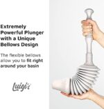 Luigi's Pömpel Pümpel - Saugglocke mit Doppelter Druckkraft für Maximale Leistung - Speziell für Toiletten mit Schwachem Abfluss – Bild 4