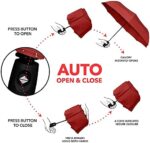 Repel Umbrella - Regenschirm - Taschenschirm - Öffnen und Schliedden automatisch - Klein, kompakt, leicht, stark, winddicht und sturmfest – Bild 5