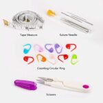 Luxebell Häkelhaken Set Bunte Ergonomische Soft Gummi Comfort Grip Häkeln Stricken Nadeln Kit Haushalt Werkzeug mit tragbaren Tasche – Bild 4
