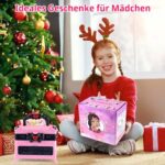 Kinderschminke Set Mädchen, Schminkkoffer Mädchen, Kids Makeup - Waschbar Schminke Kinder Mädchen Spielzeug, Halloween Weihnachts Geburtstags Geschenke für Mädchen 4-12 Jahre – Bild 7