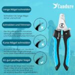 Candure Krallenschere aus Edelstahl – Profi Nagelknipser für Hunde, Katzen & Haustiere – Bild 6