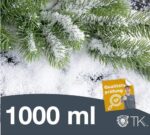 Kunstschnee täuschend echt & weich - glitzernder Streuschnee Dekoschnee als Deko Dekoration an Weihnachten – Bild 2