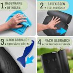 Geschenke für Frauen Männer Weihnachten - Nackenkissen für Badewanne - Kissen für Badewanne - Coole Geschenkset Ideen zum Baden – Bild 7