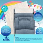 KIDIZ® Babyfusssack Winterfusssack Babyschale mit Reissverschluss Kuschelsack Babydecke Kinderwagen waschbar verschliessbarer Kopfteil – Bild 7