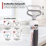 Nirox Saugglocke - Ausgussreiniger mit Hochdruck - Vakuum Pümpel mit starker Saugleistung - pflegeleichter Pömpel - Abflussstampfer mit kraftvoller Druckluft – Bild 5